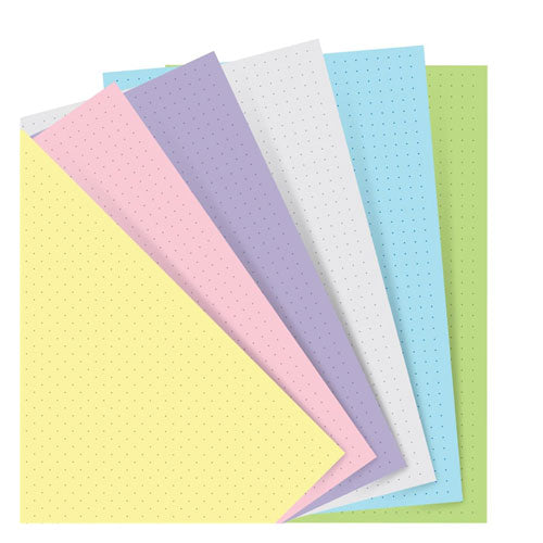 Filofax Personal Refill 60pk (Pastel)