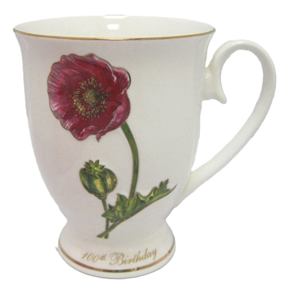 100th Birthday Jade Gift Mug (Red)