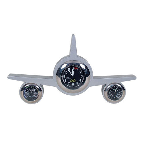 Retro Plane Weather Clock