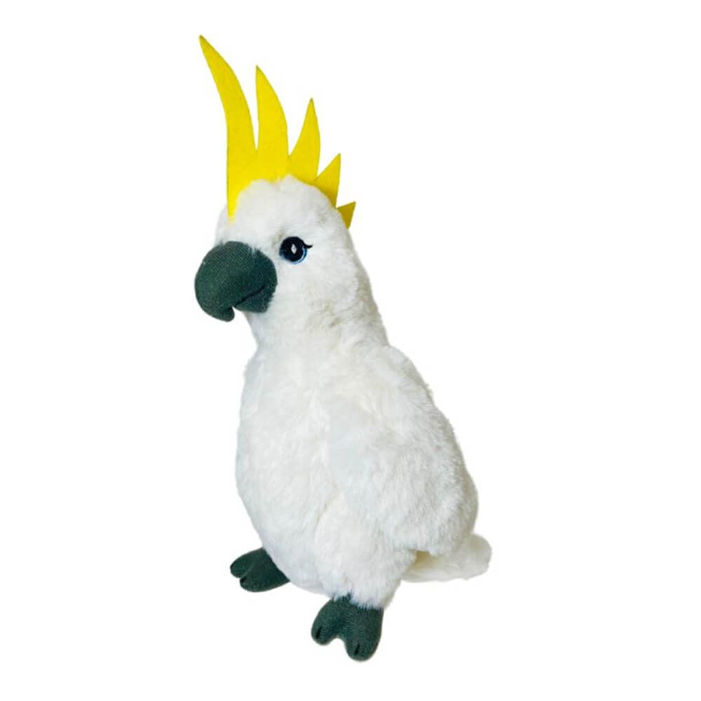 Eco Buddies cockatoo plysch leksak 25 cm