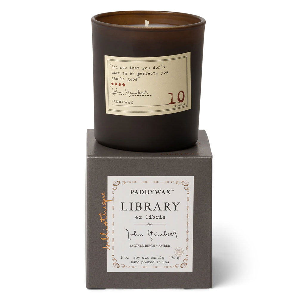 Paddywax bibliotheek doos kaars 6oz