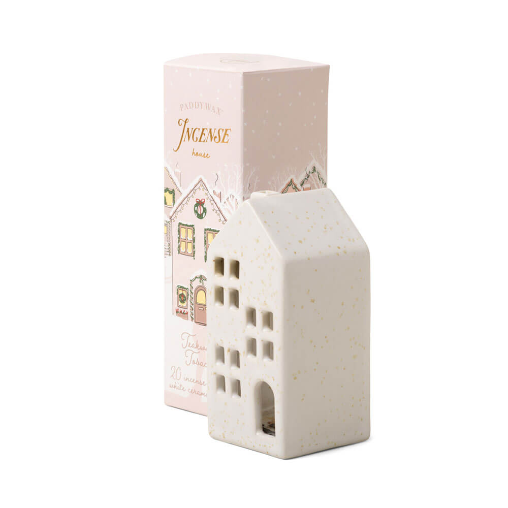 Holiday Ceramic House Incense Cones