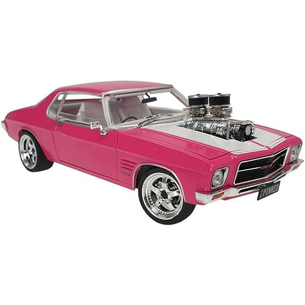 1973 HQ Holden Monaro 1:24 Model Car (Pink/White)