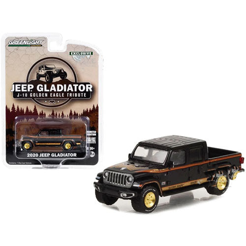 Jeep Gladiator J-10 Golden Eagle Tribute 1:64 Scale 6pcs