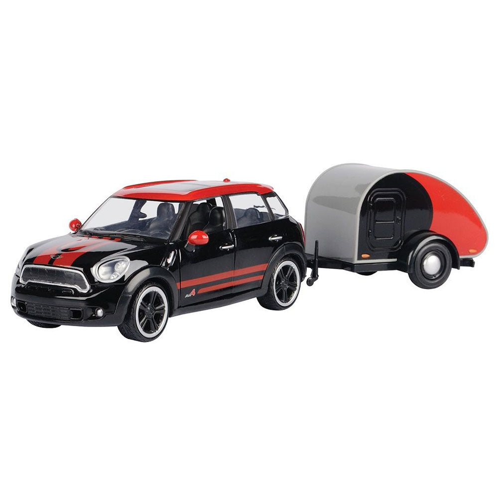 Mini Cooper S Countryman w/ Trailer 1/24 schaalmodel