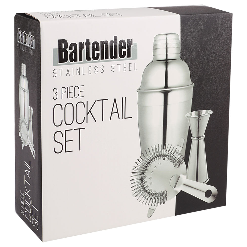 Barman roestvrijstalen cocktailset