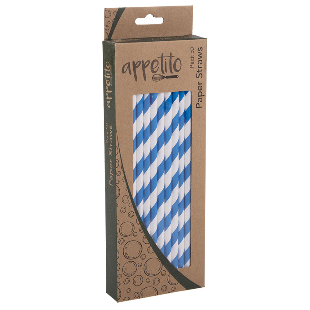 Appetito Paper Straws (Pack of 50)