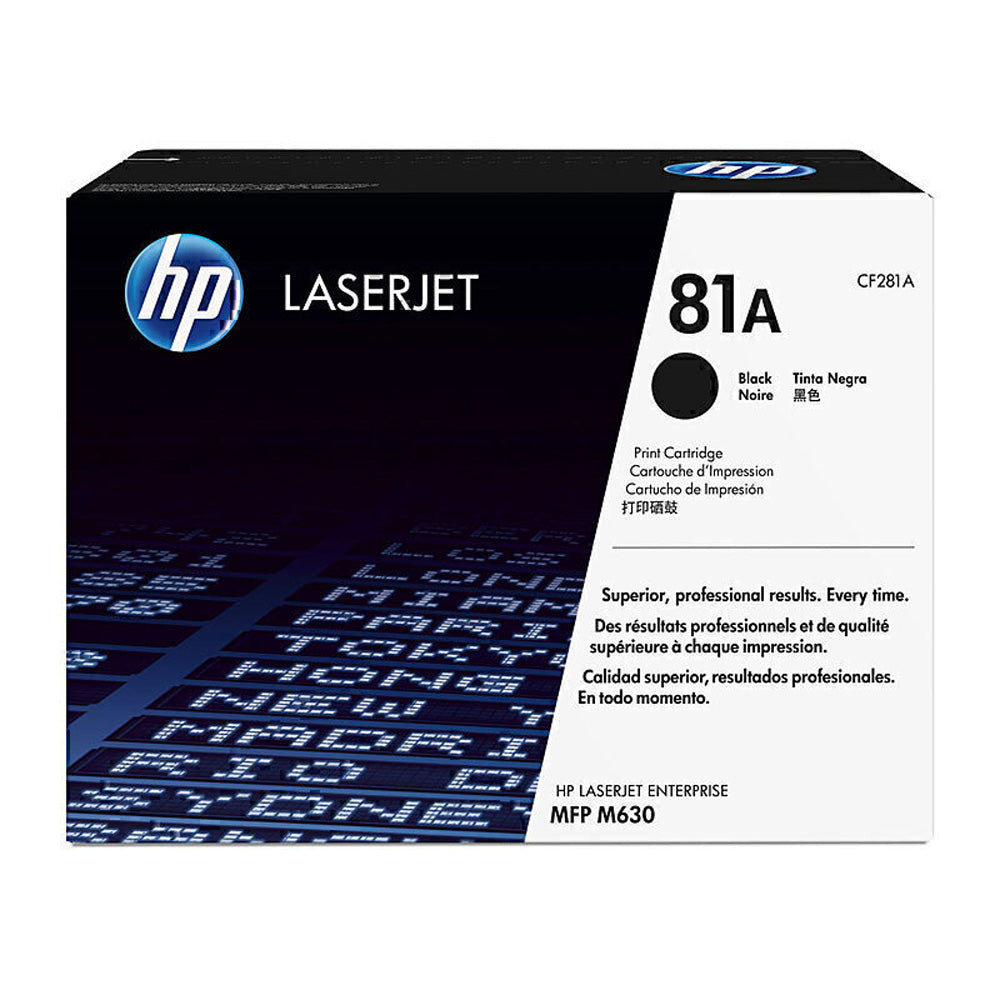 HP 81 Tonercartridge (zwart)