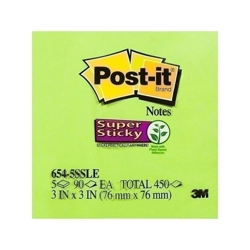 Post-it 76x76mm Super Sticky Notes (caixa de 4)