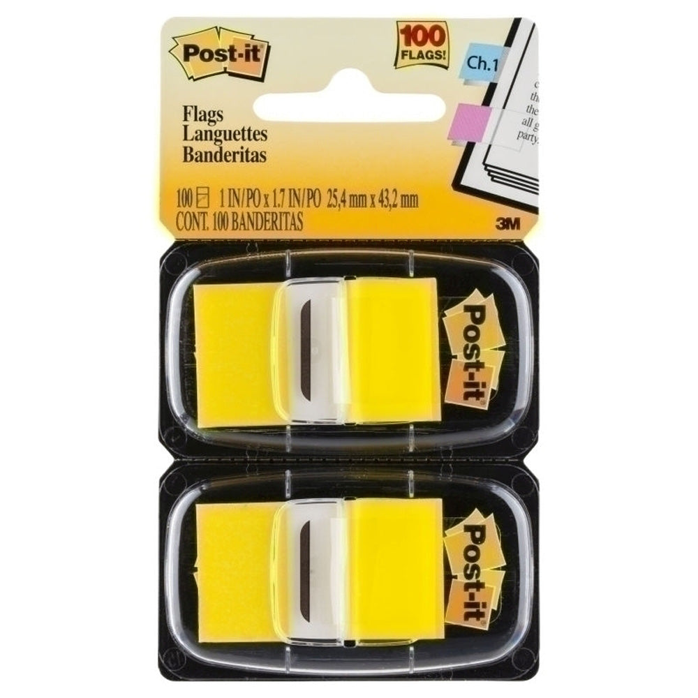 Post-it 2-pack 25x43mm flagg (boks med 6)