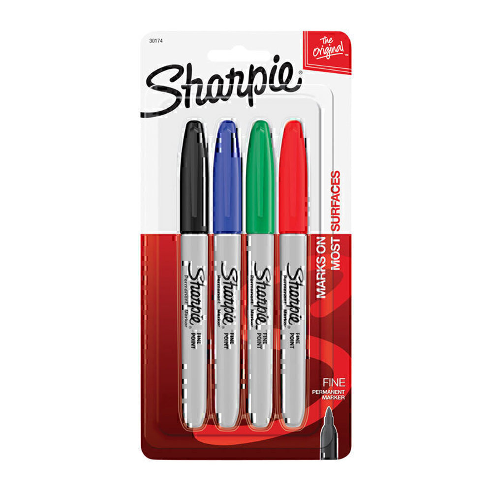 Marker permanente Sharpie Fine 2pk (scatola di 6)