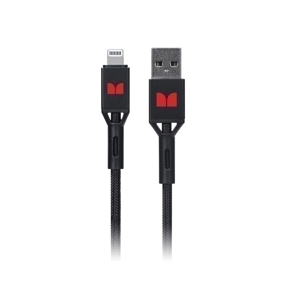 Monster Lightning para USB-A cabo trançado 1,2m