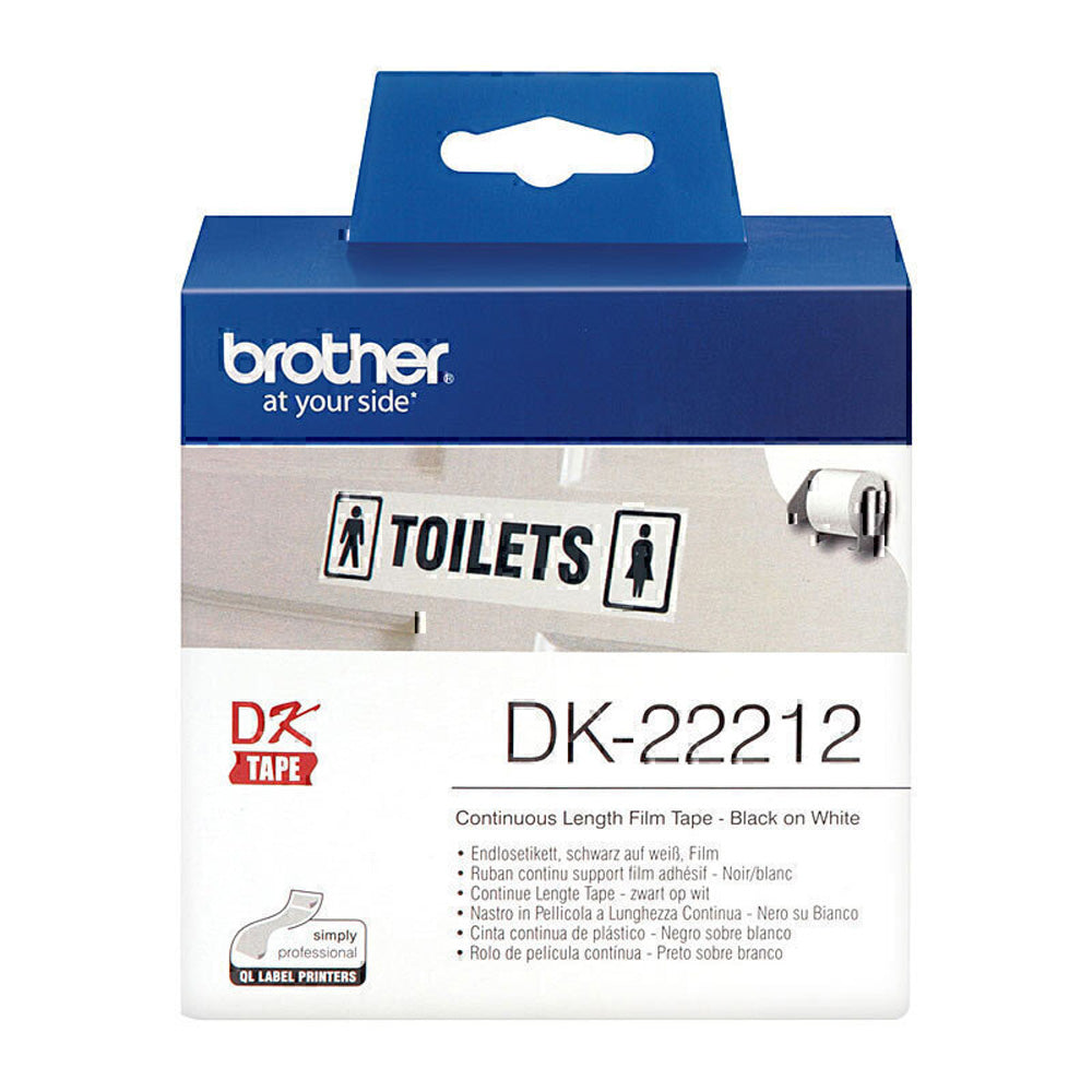 Brother White Continuous Paper Labeling Tape