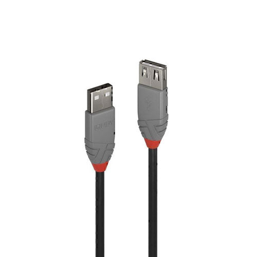 Lindy USB-A 2.0 Extension Cable Anthra Line