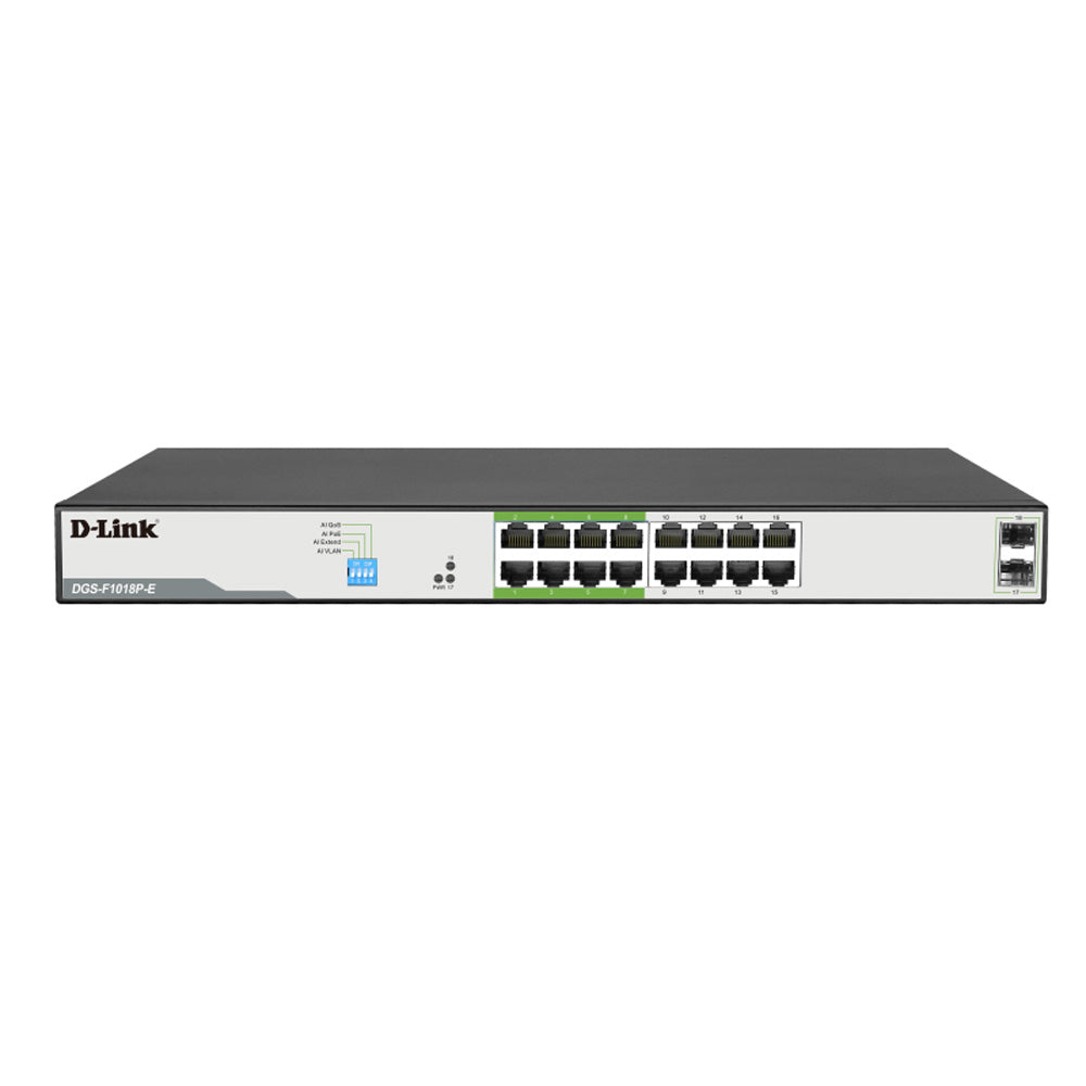 D-Link Gigabit Poe Switch mit 2 Uplink-Anschlüssen