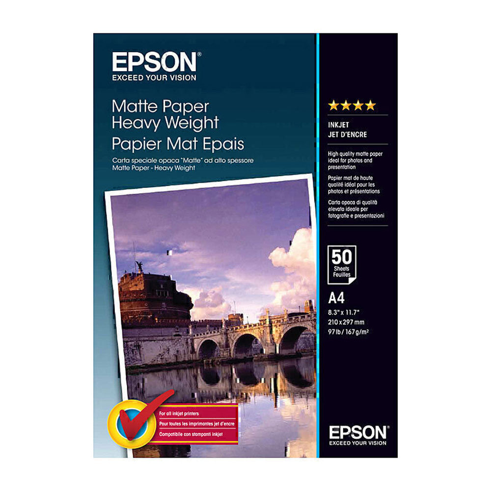 Epson Matte tung vægt papir 50pc