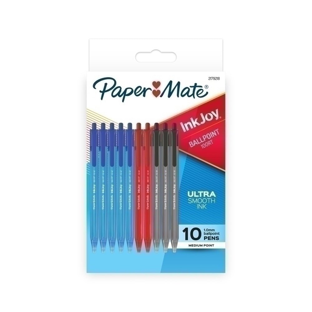 Paper Mate Inkjoy 100rt Ballpen 10r Box of 12