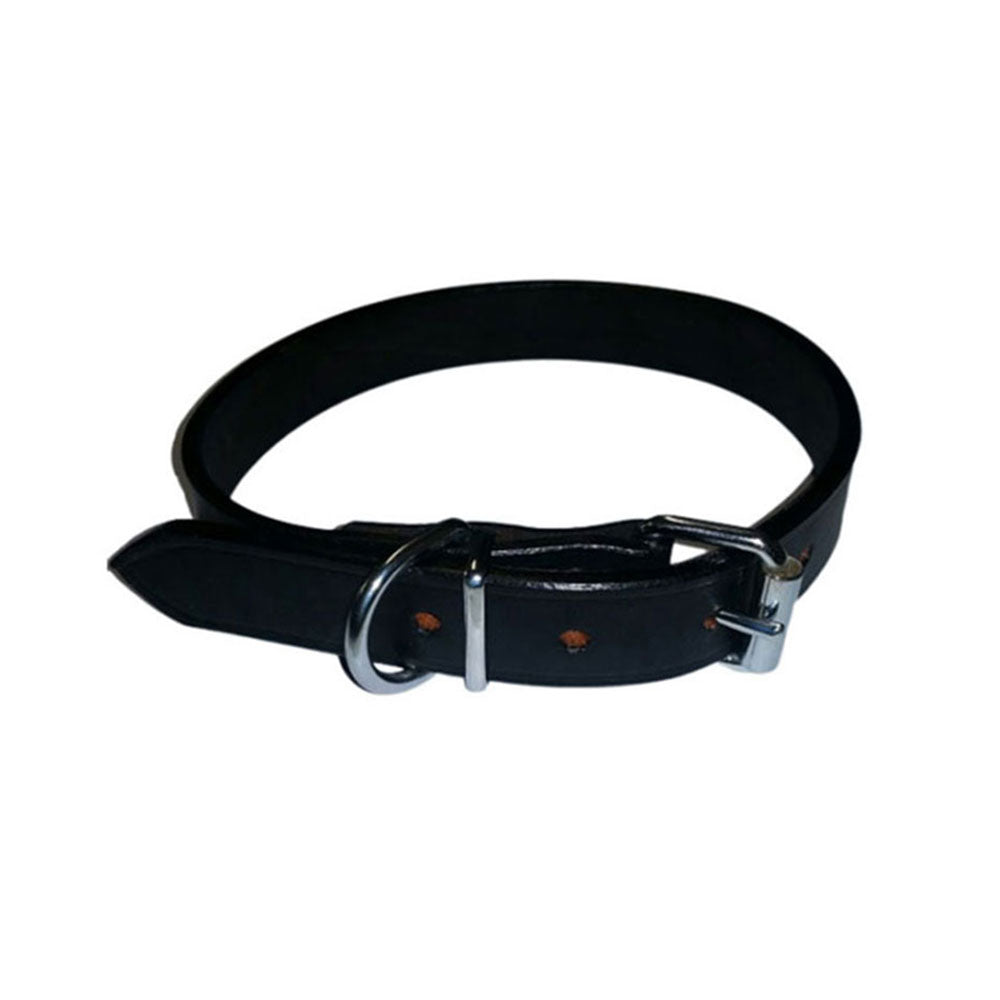 Leather Plain Collar (Black)