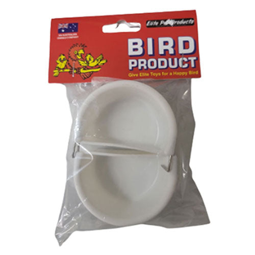 Elite Pet Plastic Bird Feeder 2pk