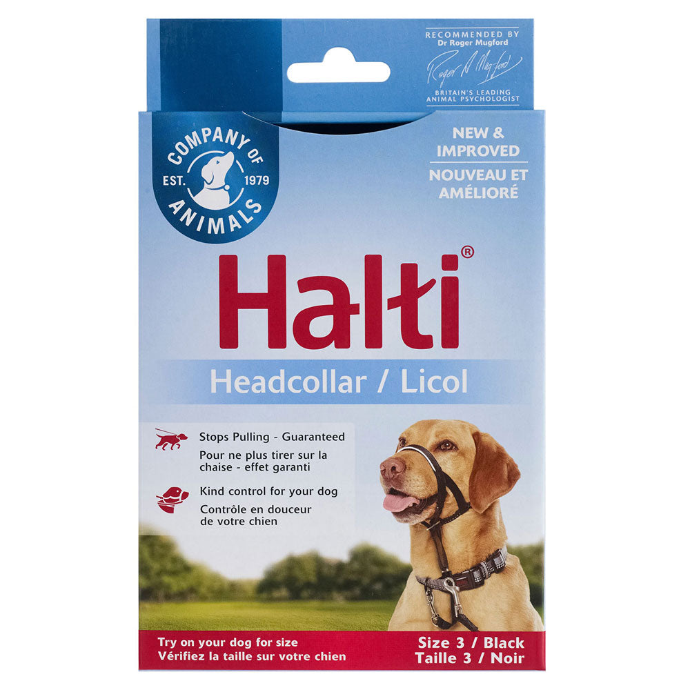 Halti Dog Head Collar (svart)