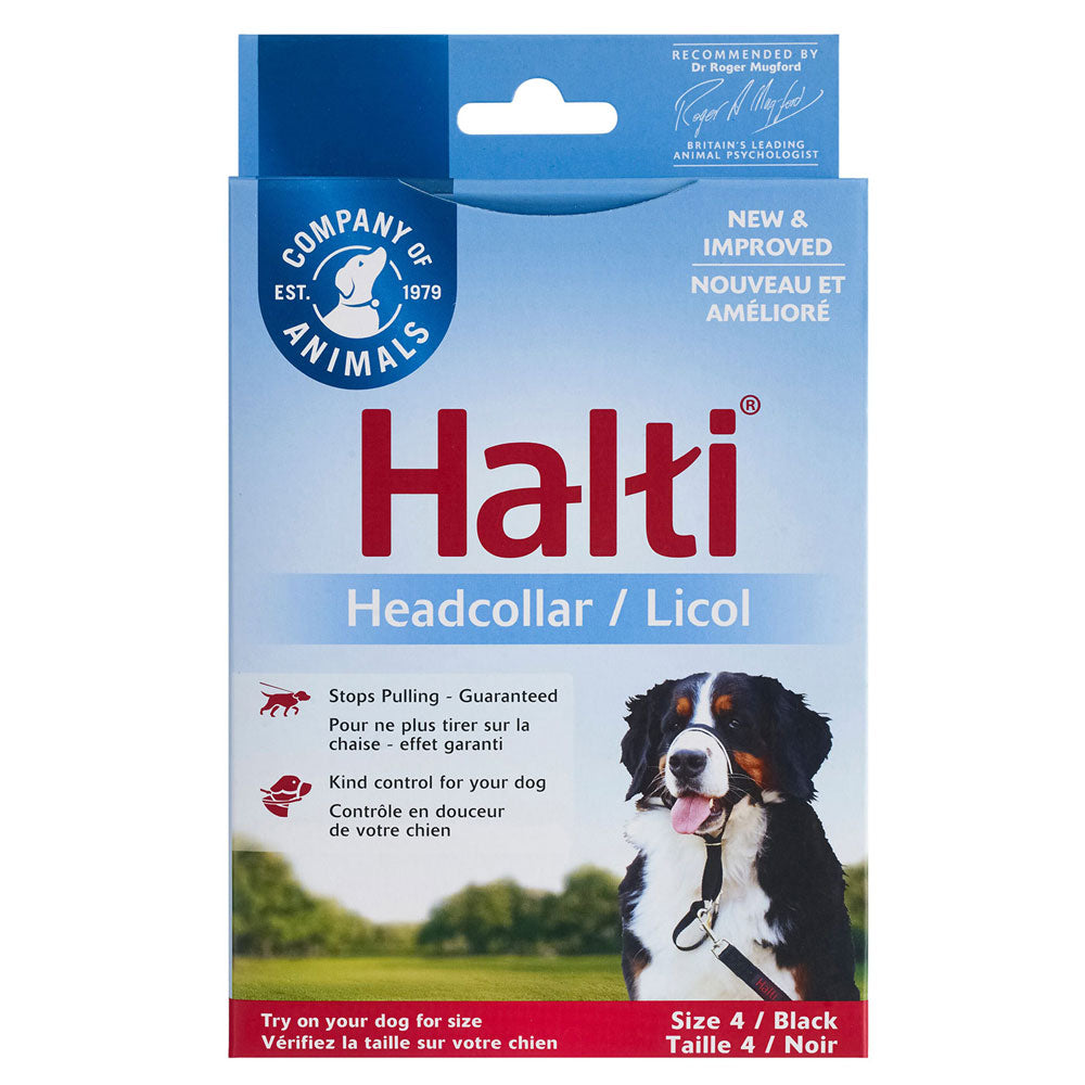 Halti Dog Head Collar (sort)