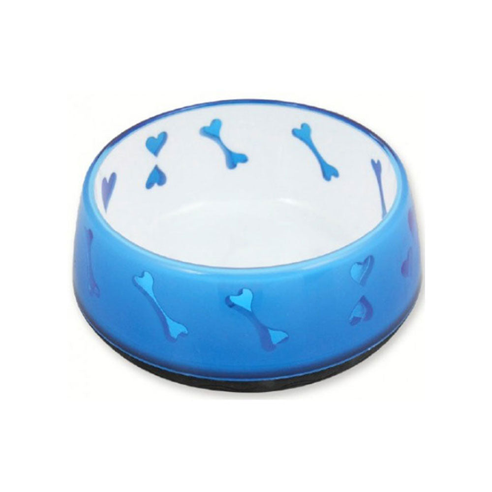 Pawise Lifestyle Dog Love Bowl (blauw)