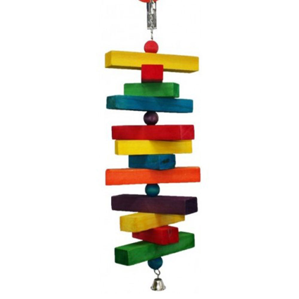 Jumbo Blocks Parrot Toy with Bell