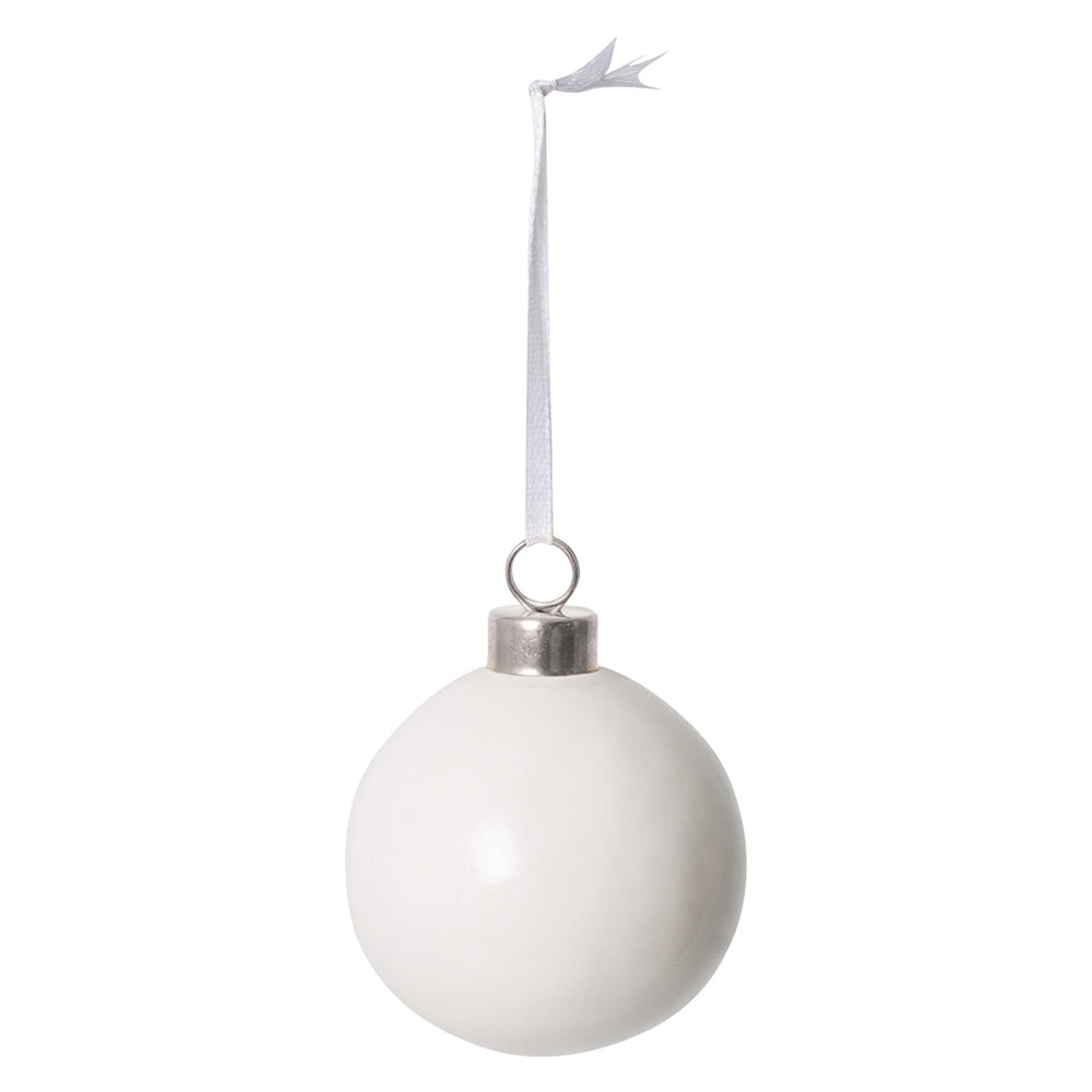 Ceramic Baubles 6cm 10pcs