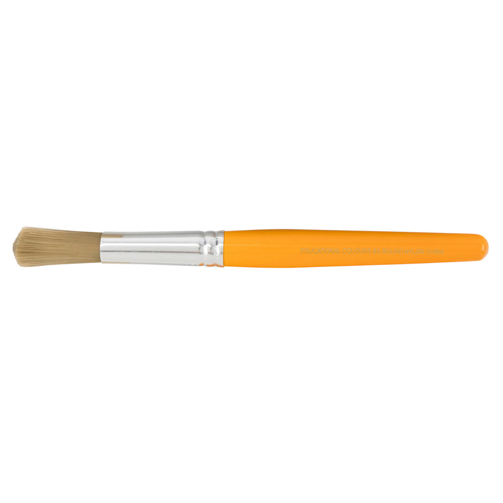 Educational Colours Brush Stubby Round