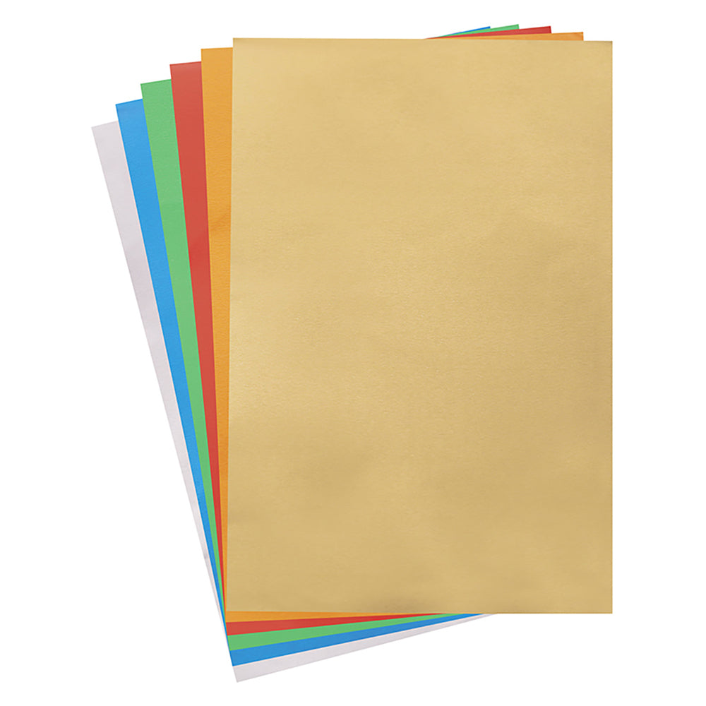 Coloured Aluminium Embossing Foil A4 10pcs