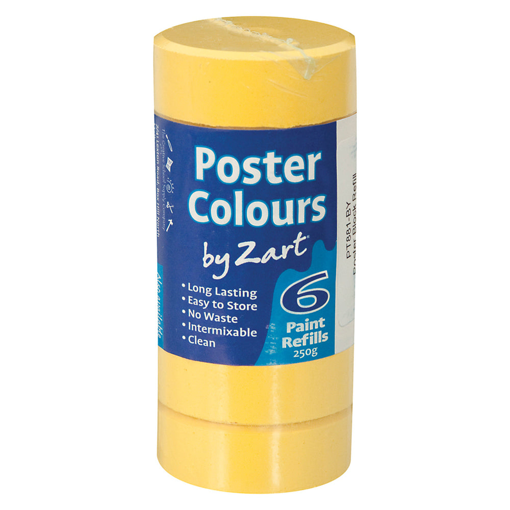 Zart Poster Colours Refill 6pcs