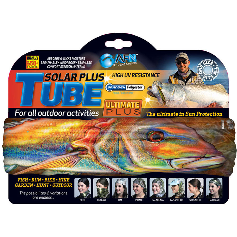 Tubo Solar Plus con estampado de pescado