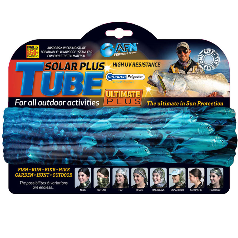 Tube solaire plus avec imprimé de poisson scolaire