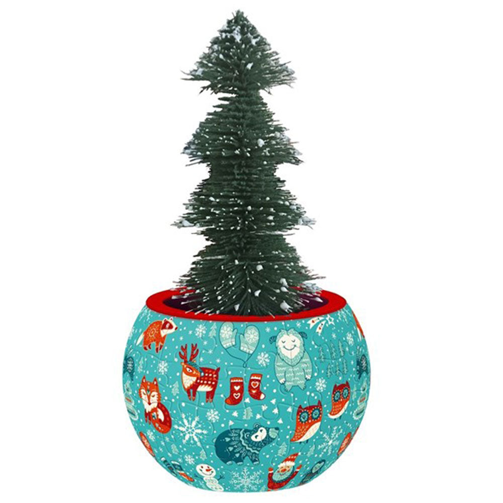 Pintoo Christmas Flowerpot -puslespil 80stk