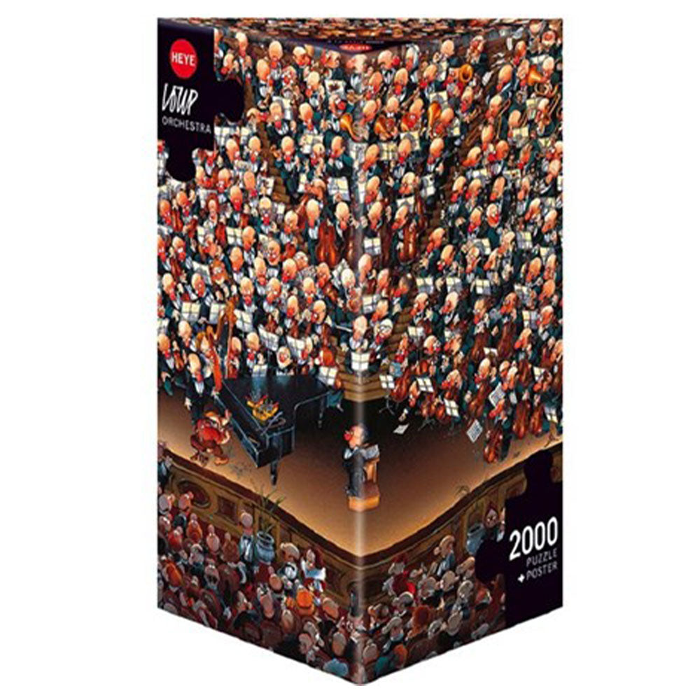 Heye driehoekige loup jigsaw puzzel 2000pcs