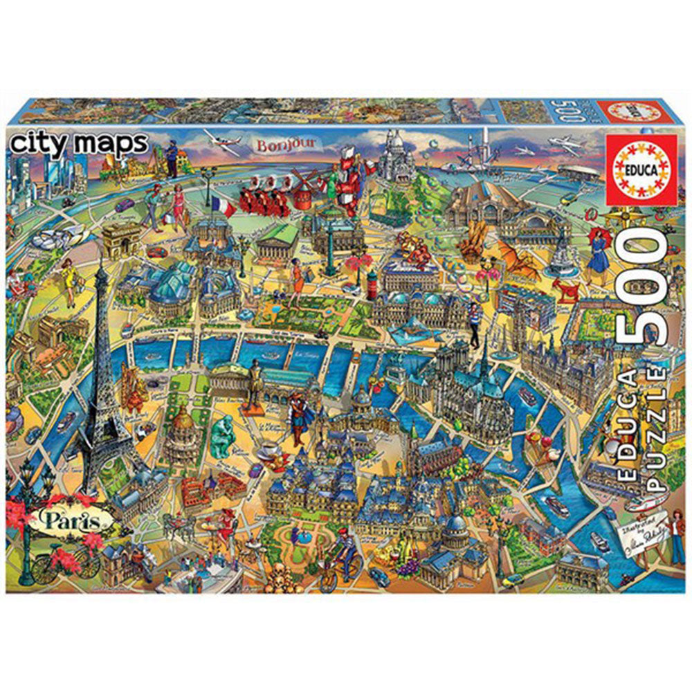 Educ Map Jigsaw Puzzle 500pcs