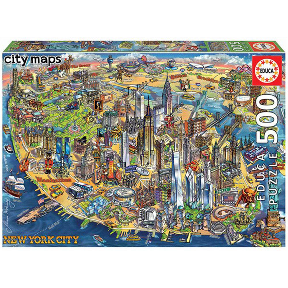 Educ Map Jigsaw Puzzle 500pcs