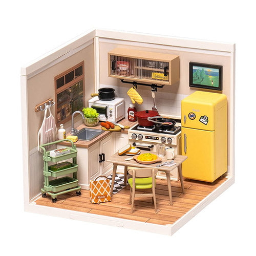 DIY 3D Plastic Miniature House Happy Meals Kitchen