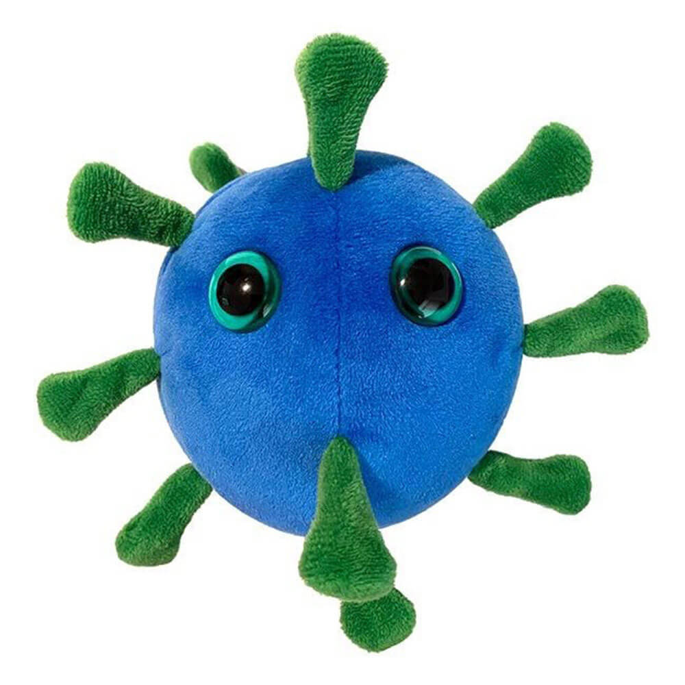 Microbes géants en peluche