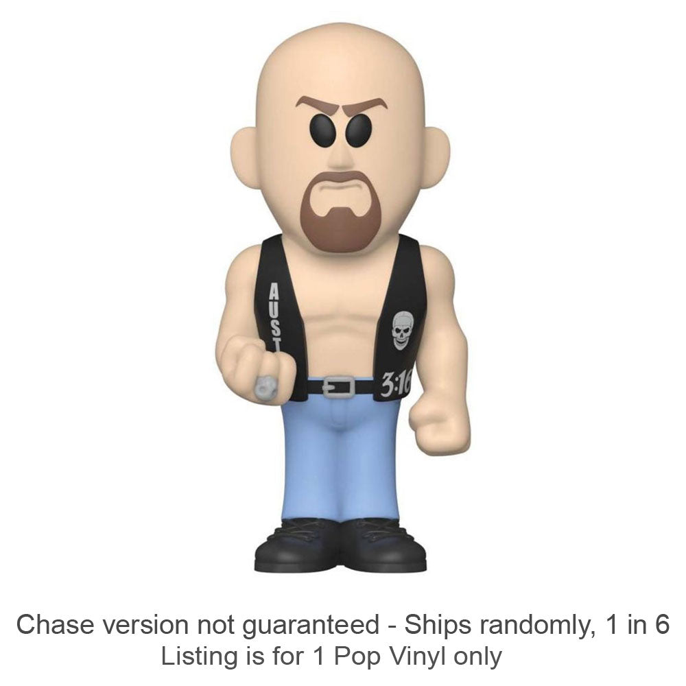 Stone Cold Steve Austin 3:16 Vinyl Soda Chase Ships 1 in 6