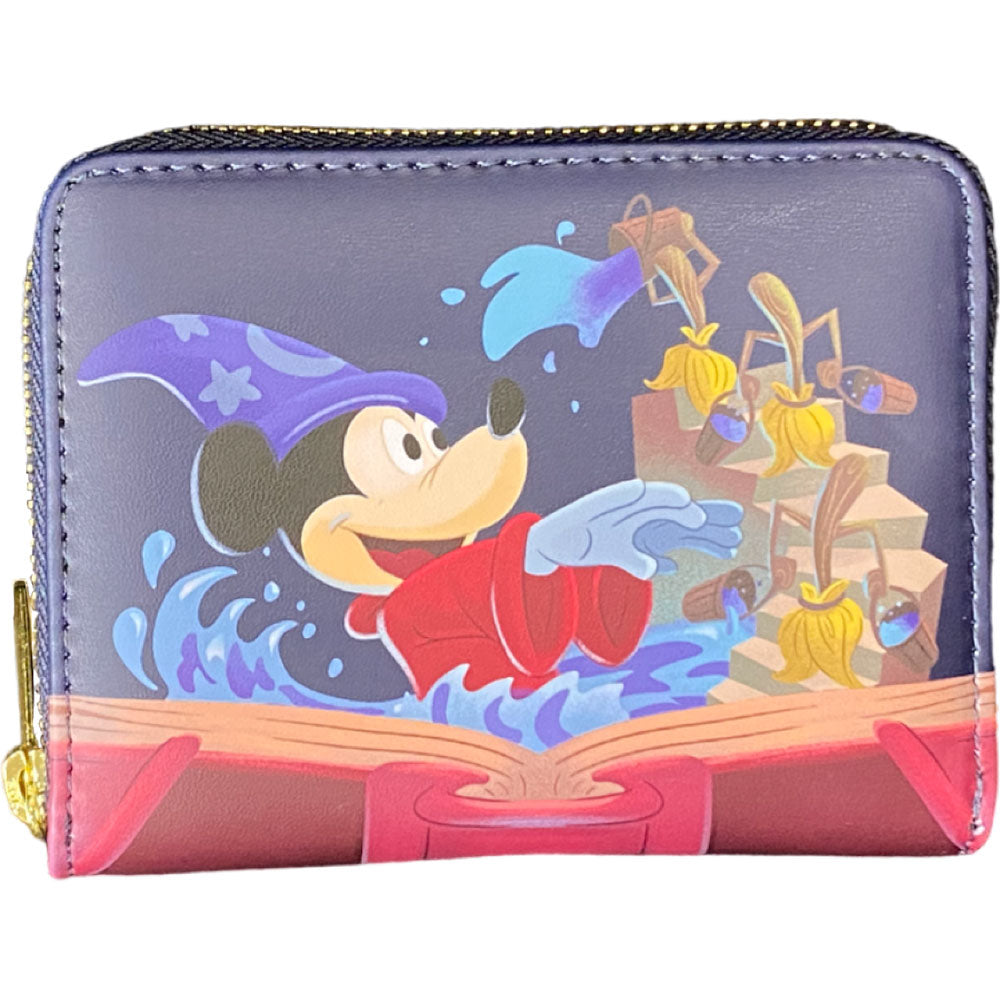 Fantasia Sorcerer Mickey Zip Around Wallet