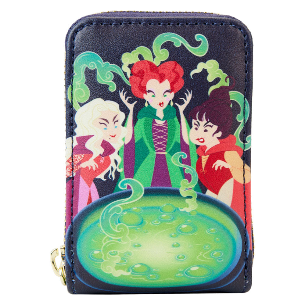 Hocus Pocus Sanderson Sisters Cauldron Glow Accordion Wallet