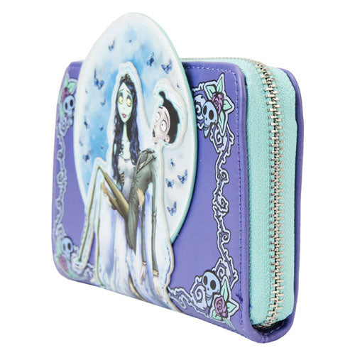 Corpse Bride Moon Zip Around Wallet