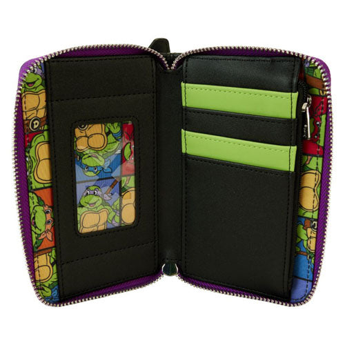 TMNT: 40th Anniv Vintage Arcade Zip Around Wallet