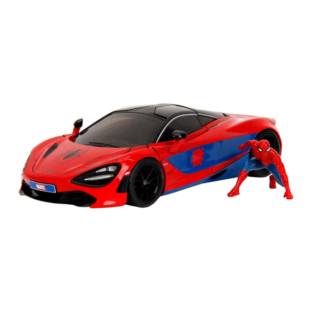 Spider-Man with McLaren 720S 1:24 Scale Vehicle Set