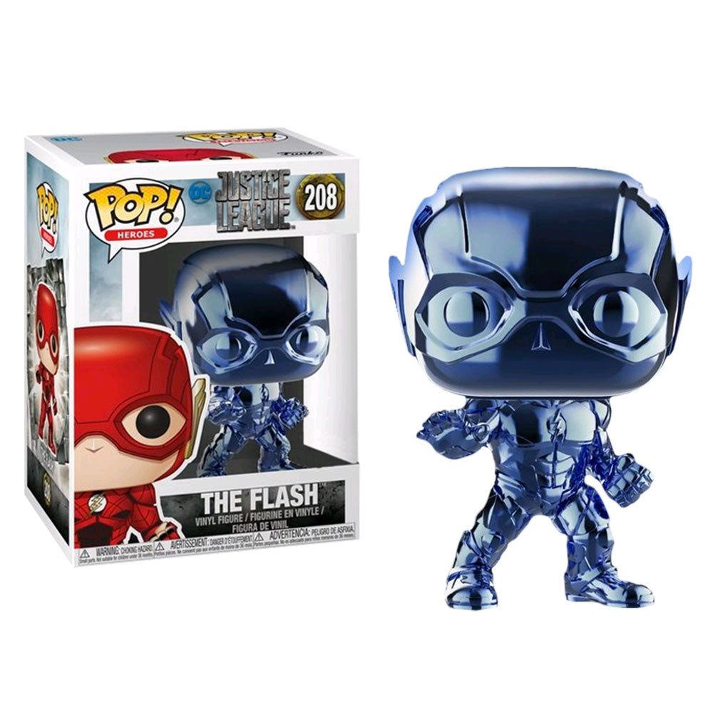 Película de la Liga de la Justicia Flash Chrome Pop! Vinilo