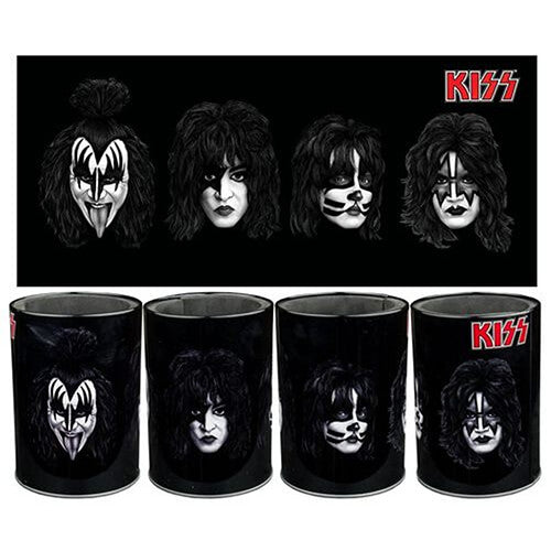 Kiss Band Faces Can Cooler