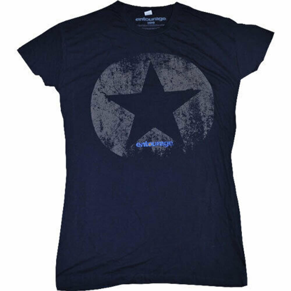 Entourage Star Navy Vrouw T-shirt