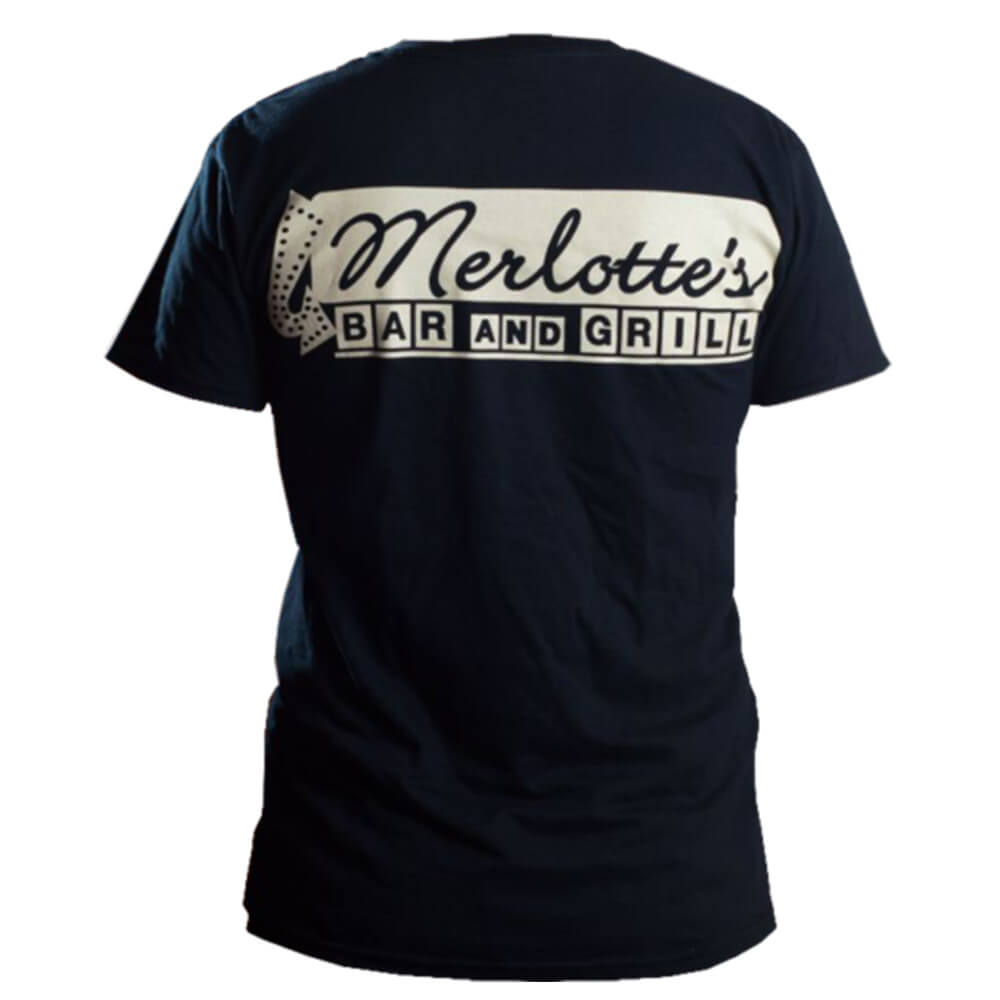 True Blood Merlotte's Bar Black Male Camiseta