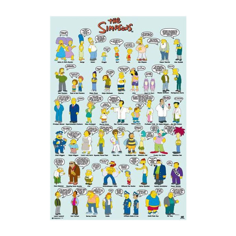 L'affiche des Simpsons